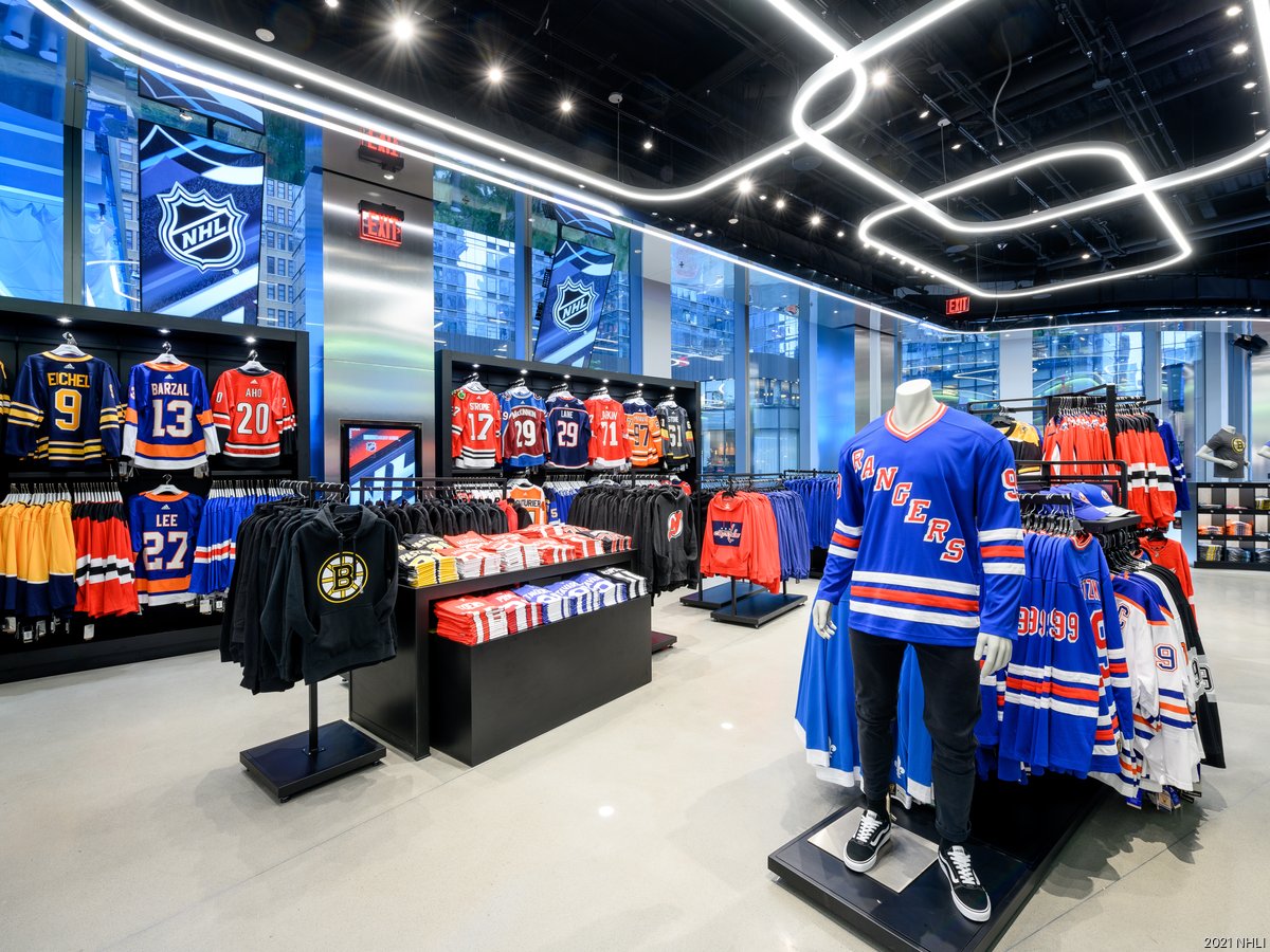 NHL Store opening in Manhattan 