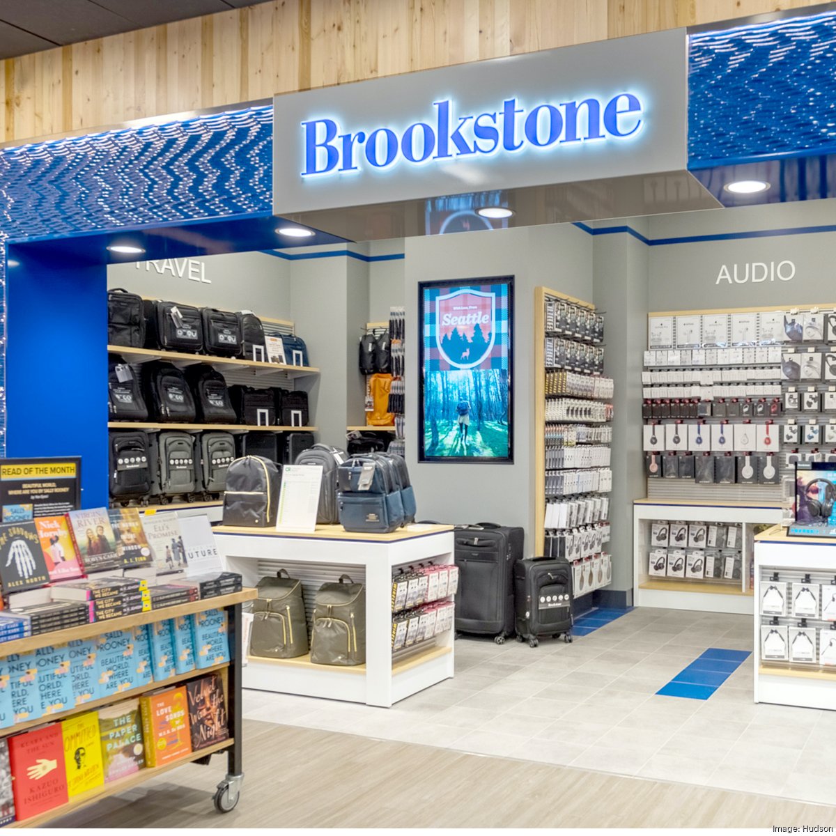 Hudson unveils updated Brookstone airport stores New York