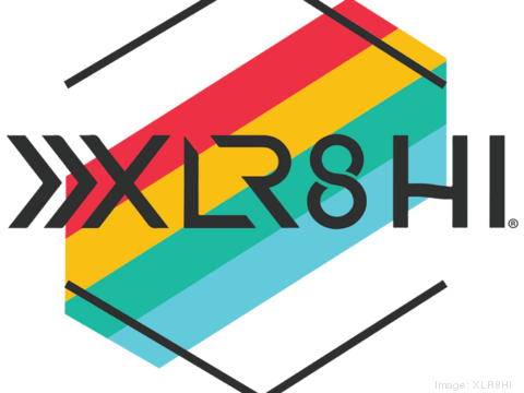 XLR8HI Logo black