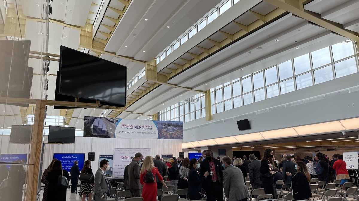 Reagan National Airport eyes April for opening of new concourse - The  Washington Post