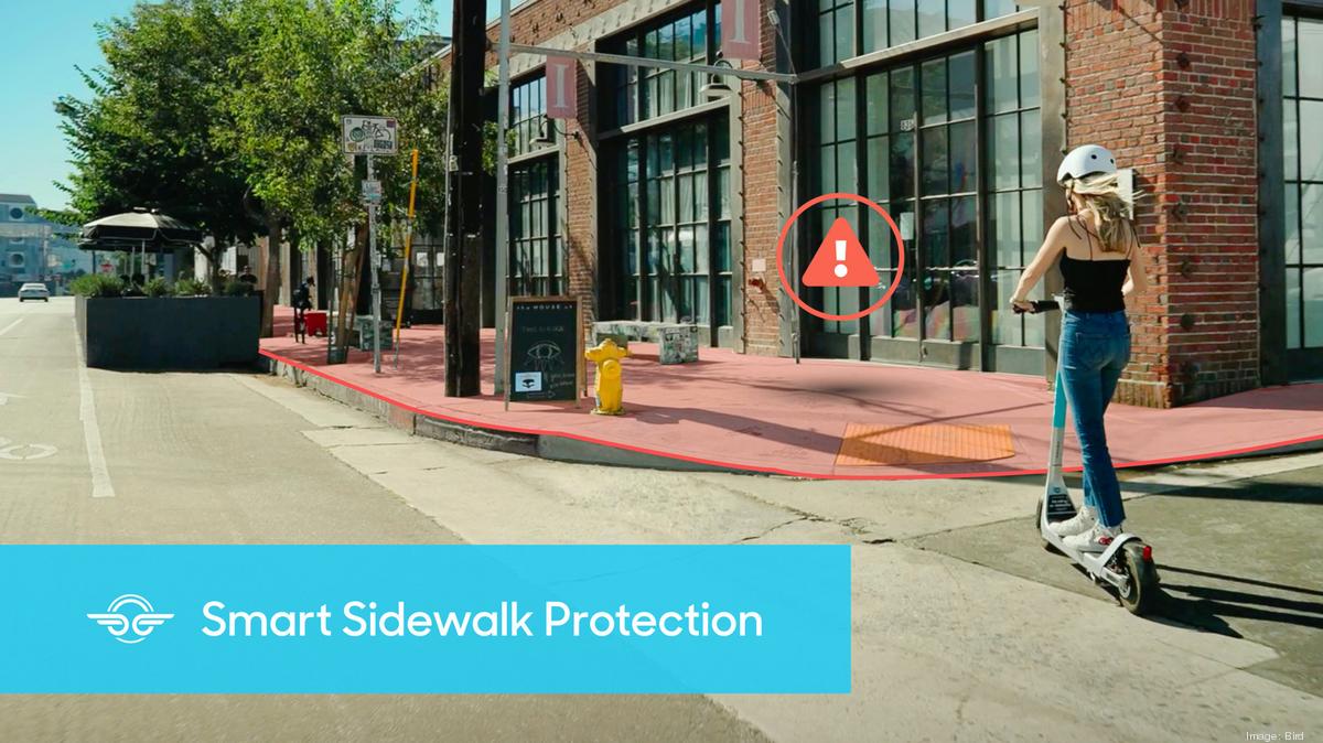 Bird technology prevents its scooters from being used on sidewalks L
