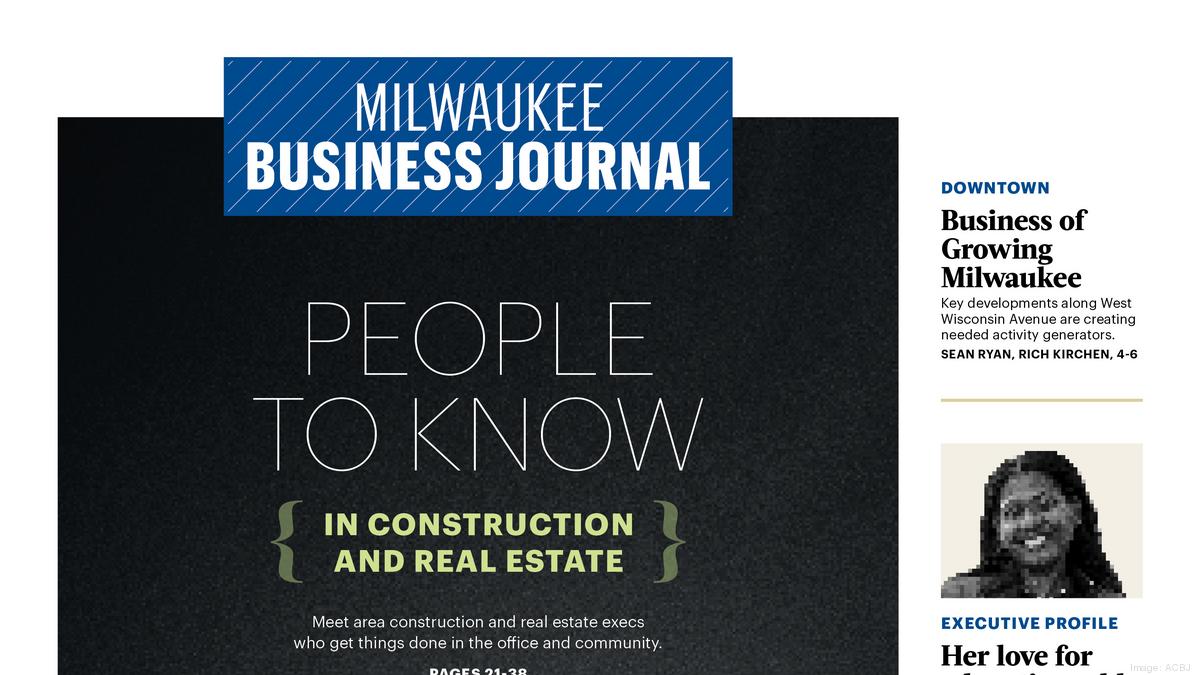 Learn more about the 16 people to know in Milwaukeearea construction