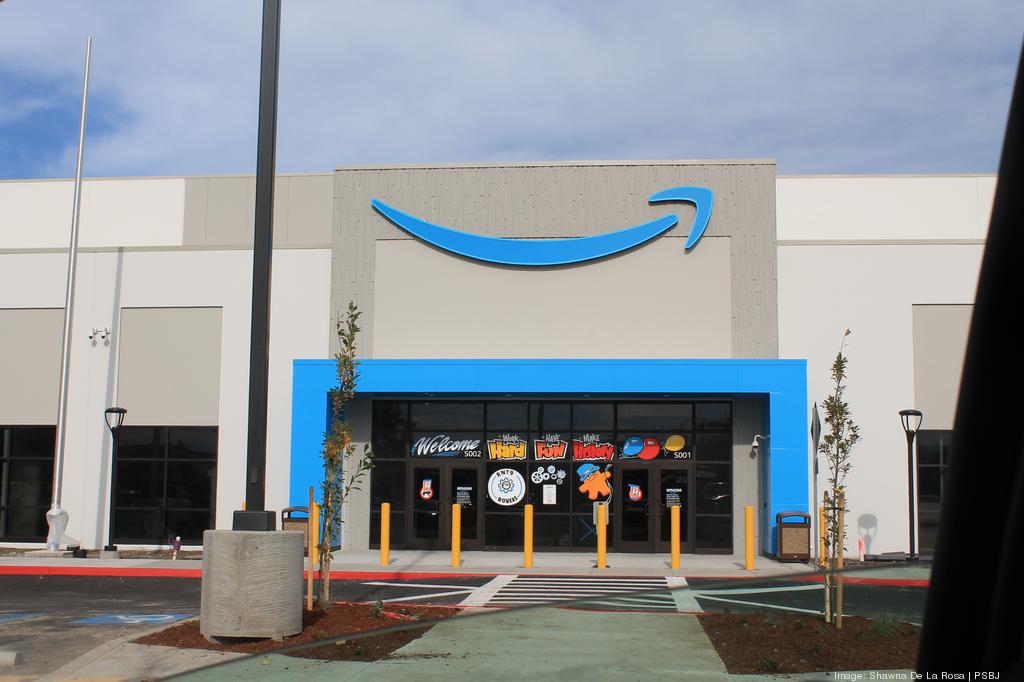 File photo of an Amazon warehouse in Fife, WA