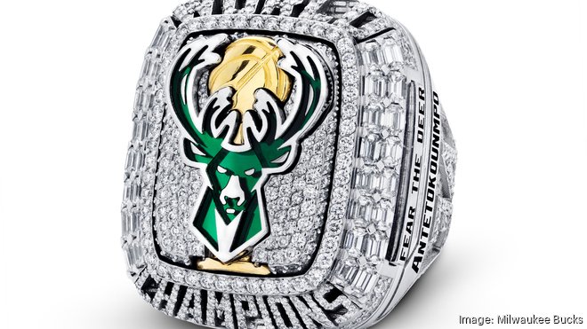 A closer look at the Milwaukee Bucks' NBA championship rings