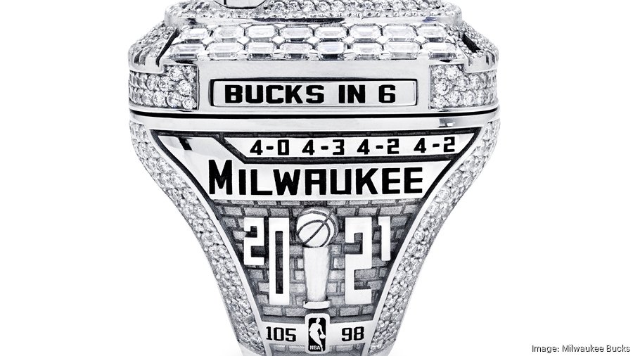 2021 Milwaukee Bucks NBA World Championship Ring 