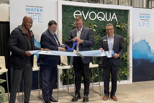 Evoqua ribbon cutting