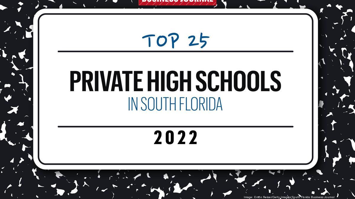 These are the Top 25 private high schools in South Florida for 2022