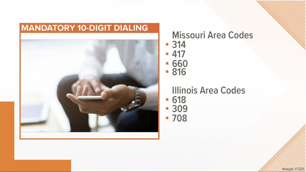 Mandatory 10 Digit Dialing Begins Sunday In St Louis Area St Louis