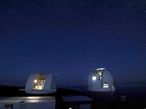 UH astronomy Pan-STARRS1 and Pan-STARRS2 telescopes on Haleakala