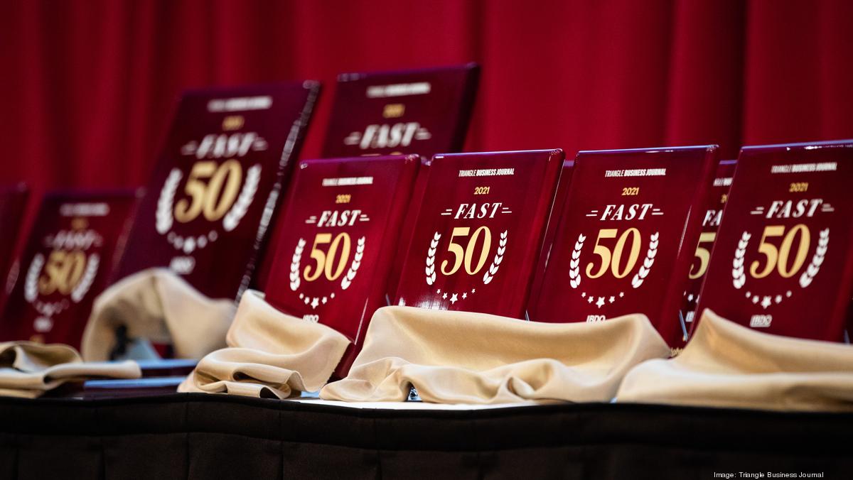 PHOTOS TBJ honors the fastestgrowing private companies in Raleigh