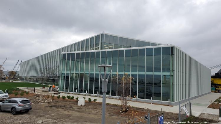 Employees have begun moving into the new Komatsu Mining office in Milwaukee's Harbor District.