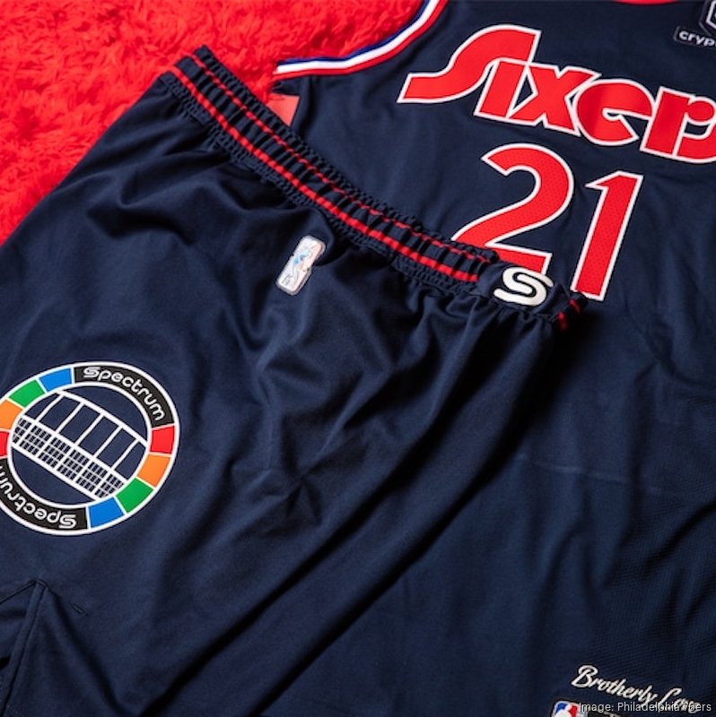 Philadelphia 76ers' 2021-2022 City Edition uniform honors the old Spectrum  - Philadelphia Business Journal