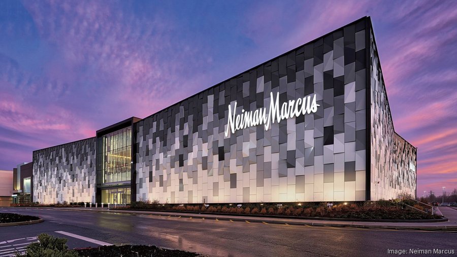 Neiman Marcus sign on the Dallas retailer's new Cityplace HQ is a traffic  stopper