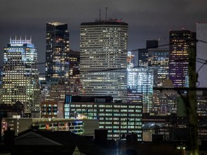 Boston Night Skyline