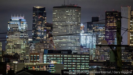 Boston Night Skyline