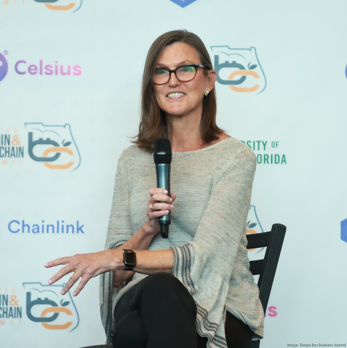 Ark Invest CEO Cathie Wood speaks at Florida Bitcoin and Blockchain Summit  - Tampa Bay Business Journal