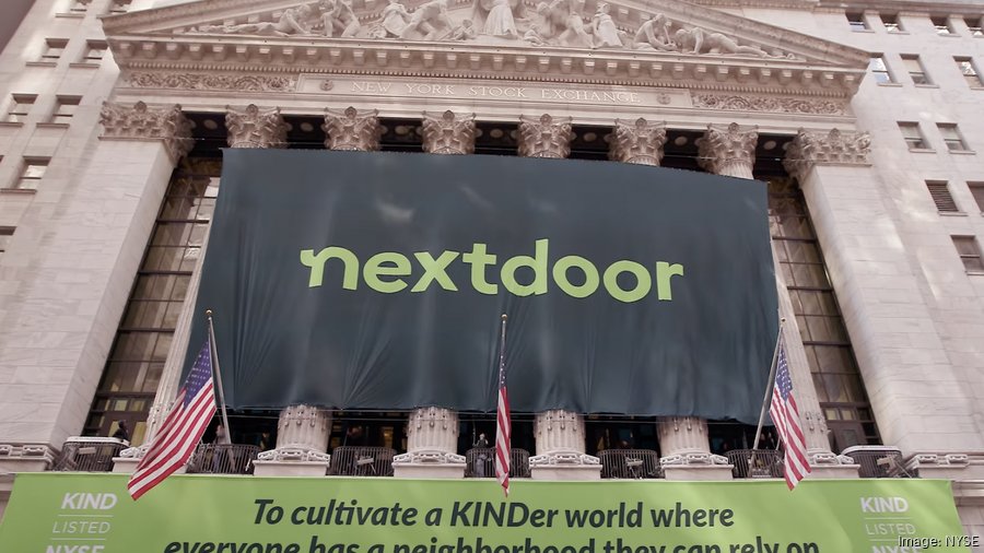 Nextdoor's valuation surges 17 in first day on Wall Street after