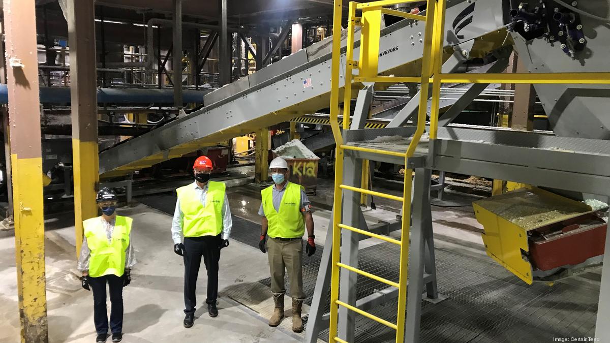 CertainTeed project saves 227M gallons of water at Kansas City plant