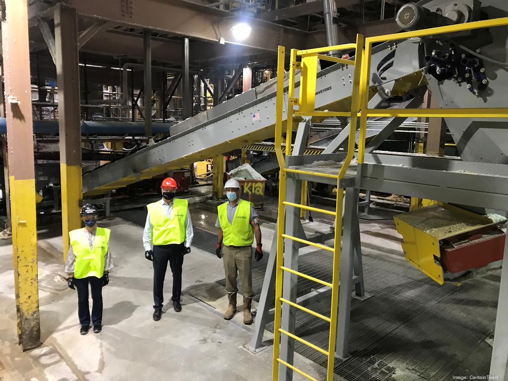 CertainTeed project saves 227M gallons of water at Kansas City plant -  Kansas City Business Journal