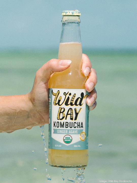 Wild Bay Kombucha ginger agave