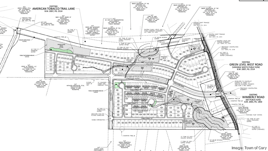 Up to 200 new homes in Cary planned by M/I Homes (NYSE: MHO) - Triangle ...