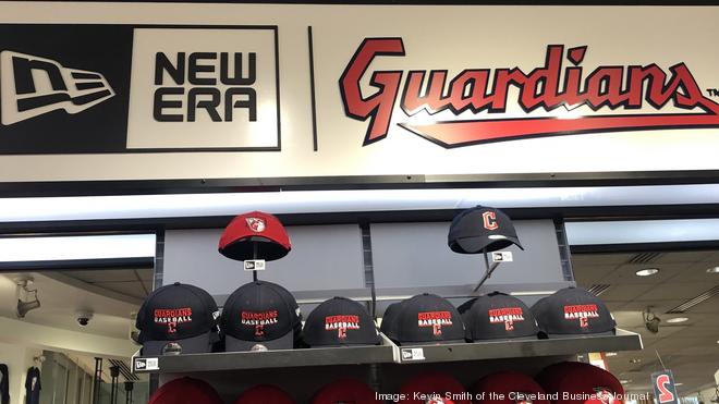 Guardians sign falls off team store as new merchandise goes on sale -  Cleveland Business Journal