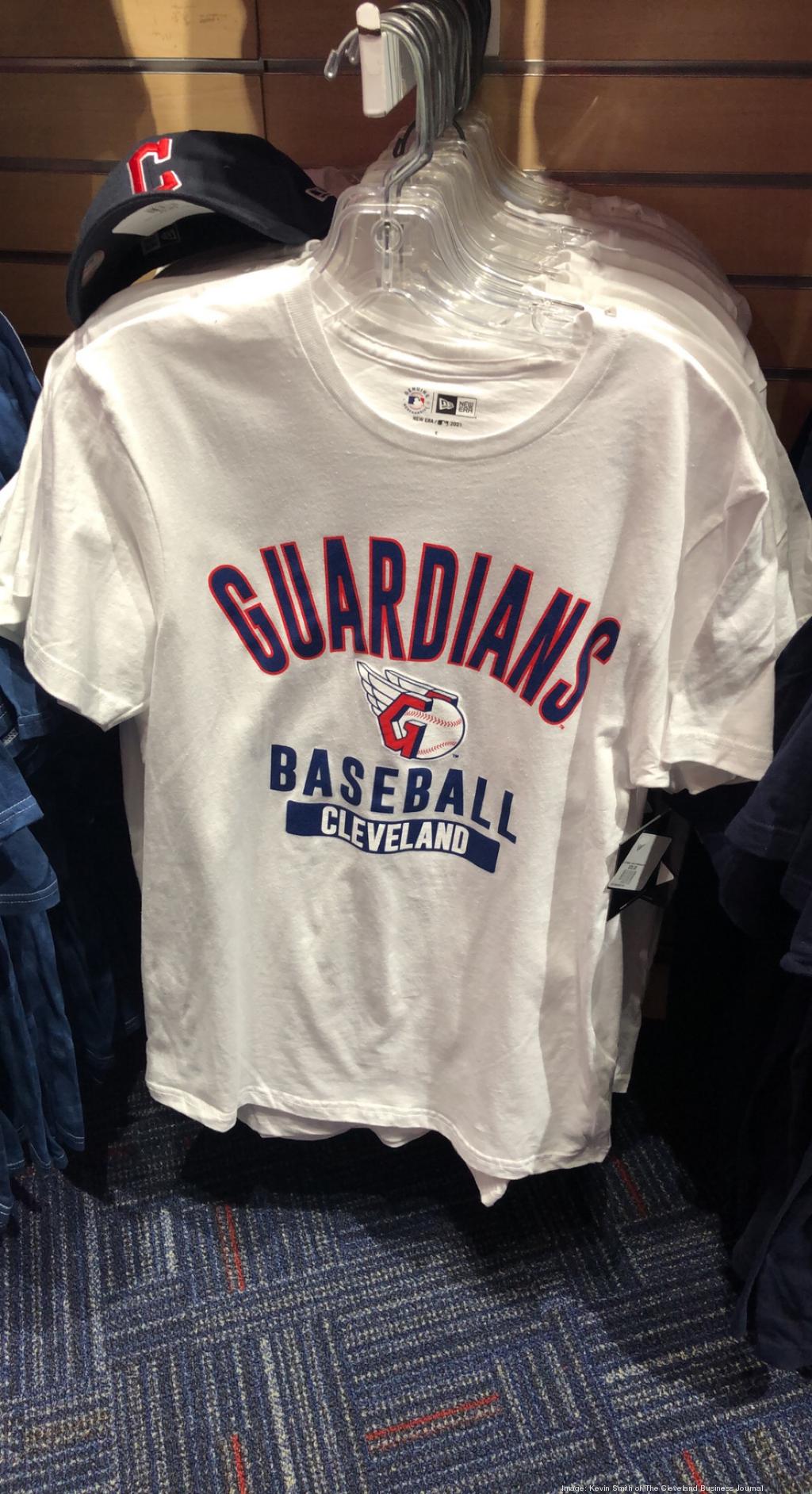 Guardians sign falls off team store as new merchandise goes on sale -  Cleveland Business Journal