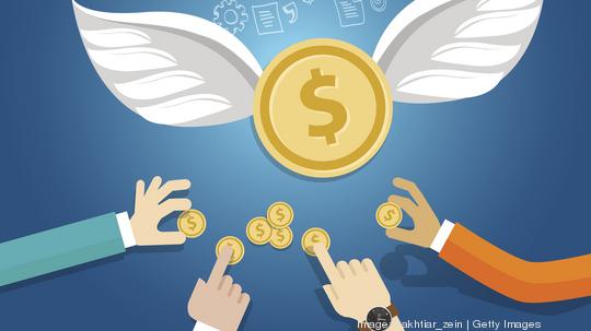 angel investor money fund management startup coin wings fly