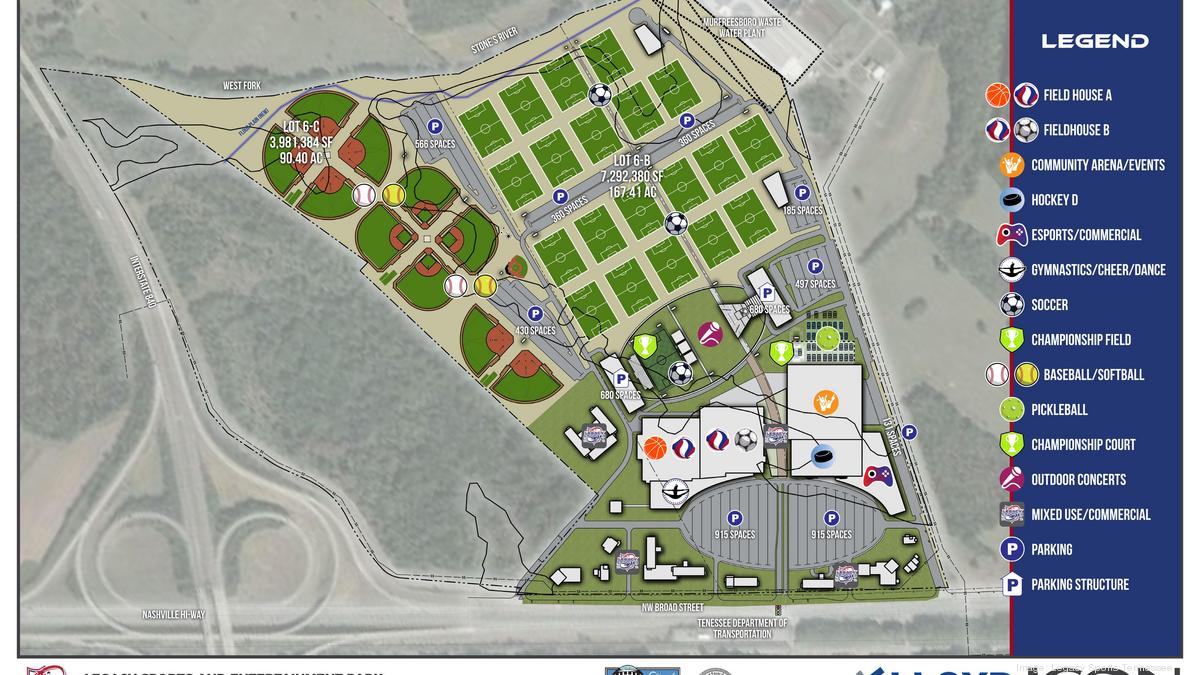 Legacy Sports Tennessee to open $350 million sports complex - Nashville  Business Journal