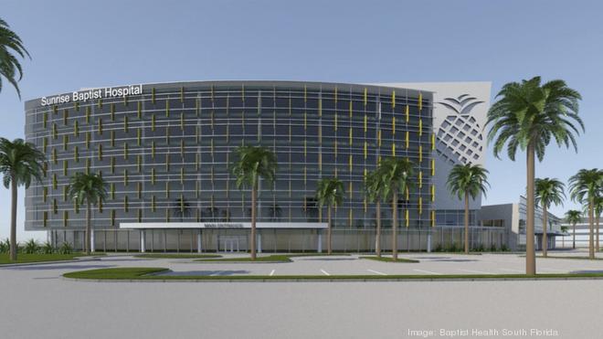 Baptist Health South Florida plans hospital in Sunrise Broward County ...