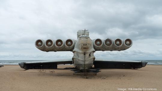 Lun-class ekranoplan in 2021