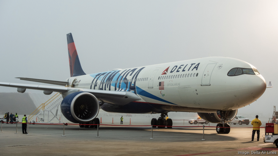 Delta Air Lines unveils Team USA paint job on A330 jet that serve