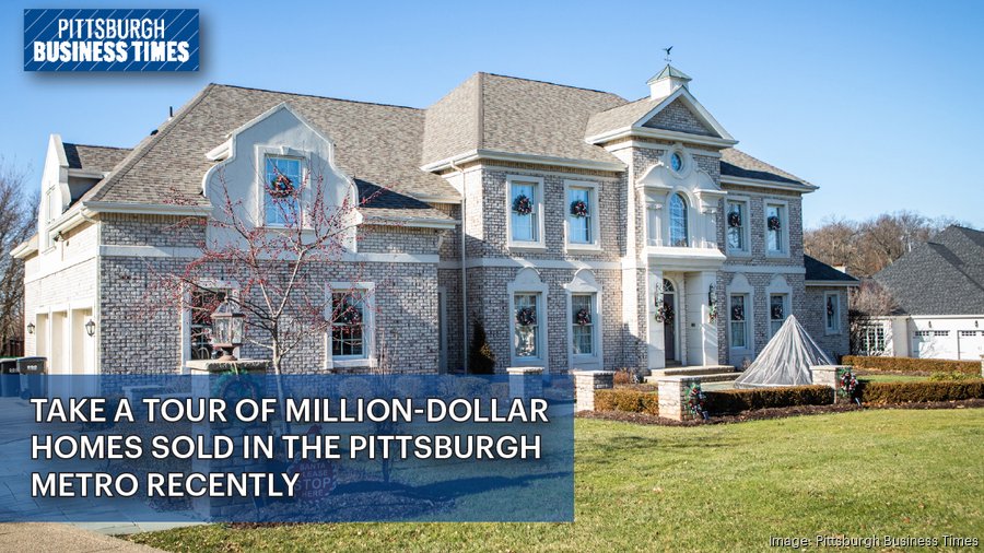 The number of milliondollar homes sold in the Pittsburgh region is
