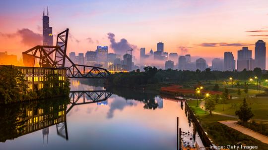 St. Charles Air Line Bridge, Chicago, Illinois, Am