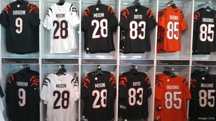 Bengals apparel, merchandise sales soar as team enters playoffs -  Cincinnati Business Courier