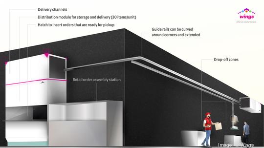 Wings - EXO Delivery System components