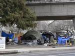 Homeless Encampment - Tents