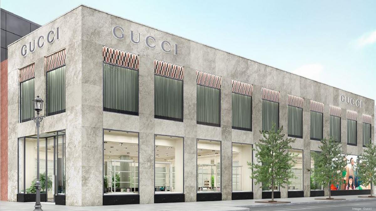 Miami Florida Design District shopping shoppers Gucci luxury