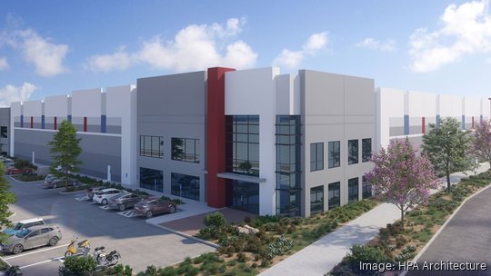 Metro Air Park Logistics Center I rendering, Elkhorn Boulevard, Sacramento County