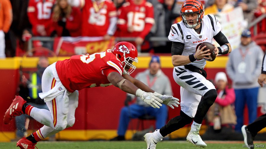 The Bengals are going to the Super Bowl!  The Cincinnati Bengals come back  from an 18-point deficit to defeat The Kansas City Chiefs 27-24 in OT and  advance to Super Bowl