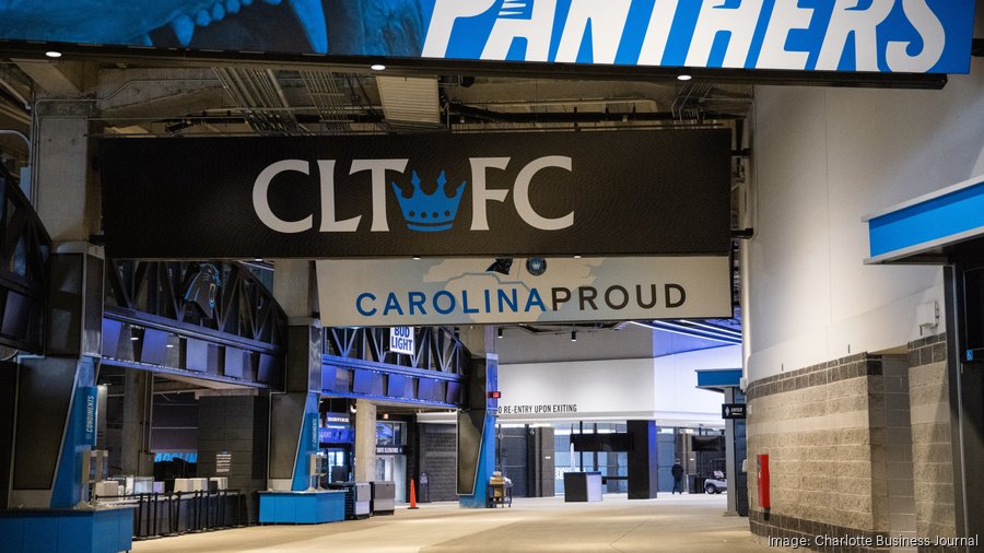 Bank of America Stadium unveils MLS-themed makeover - Charlotte Business  Journal