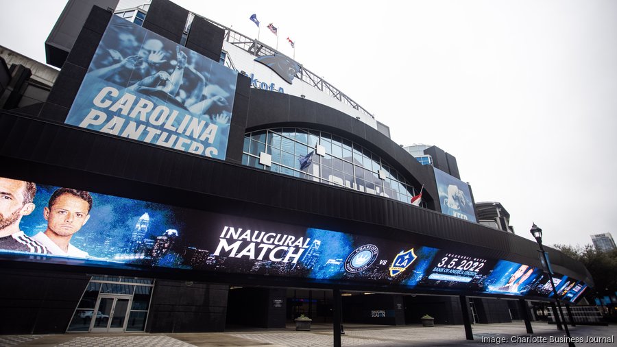 Bank of America Stadium unveils MLS-themed makeover - Charlotte