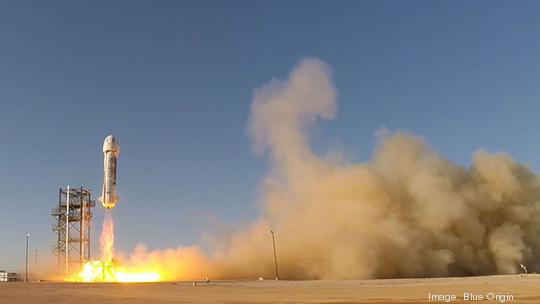 Blue Origin New Shepard Launch