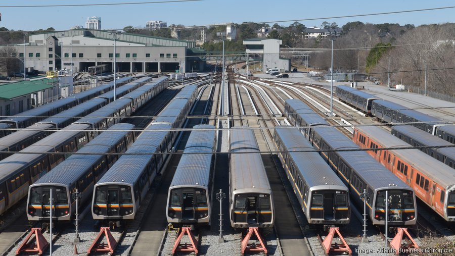 MARTA is retiring a few railcars. They'll be submerged under water