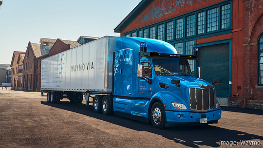 Waymo autonomous truck