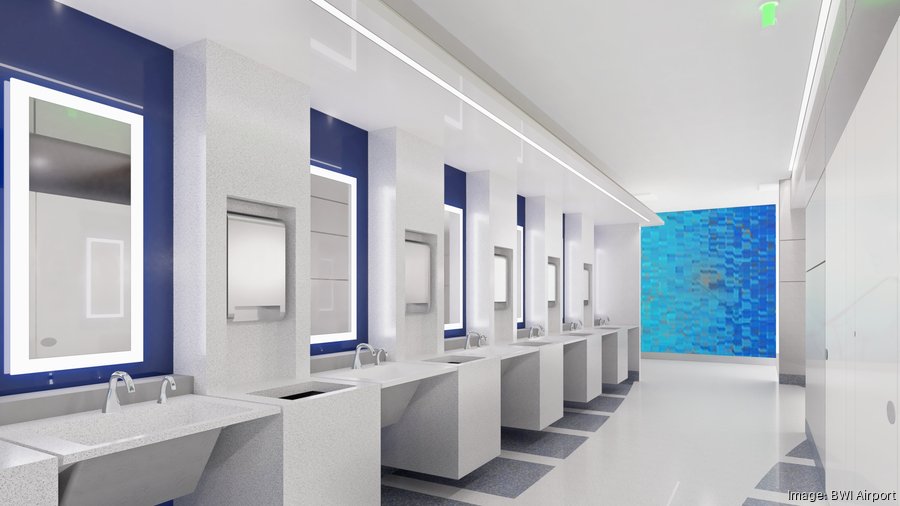 BWI Airport launches 55 million bathroom renovation Baltimore
