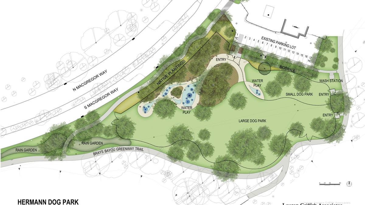 Hermann Park’s new 20-year master plan kicks off with dog park - Houston Business Journal