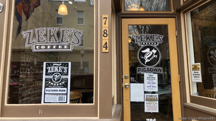 Zeke's Coffee will close its Pigtown location after two years