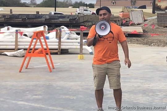 Manny Vivar - HostDime construction