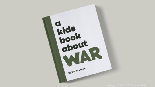 A Kids Book About War - Facebook Post gray